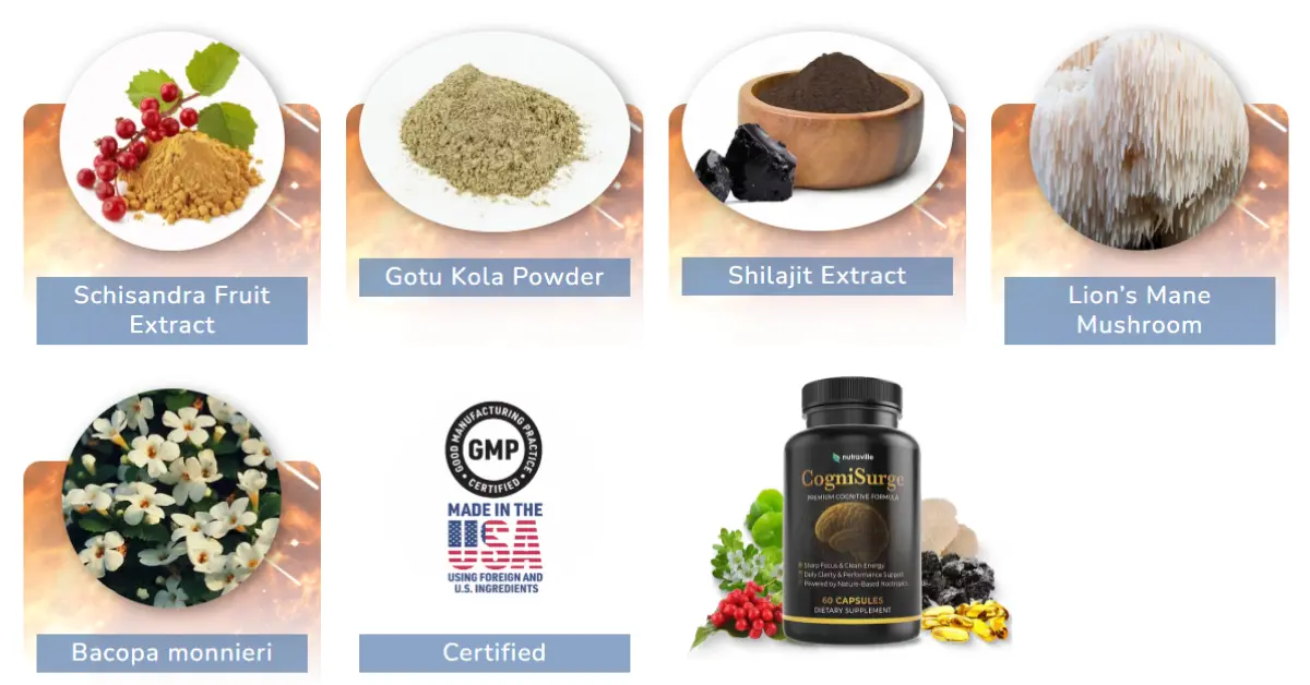 CogniSurge-Ingredients
