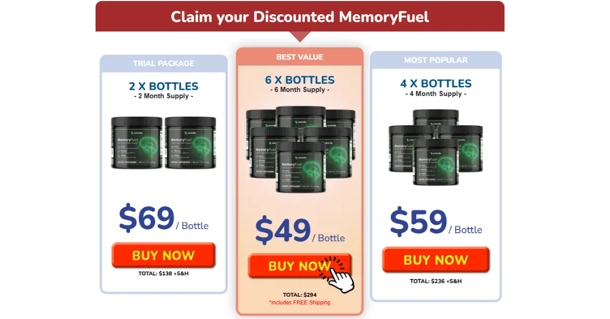 MemoryFuel-Pricing
