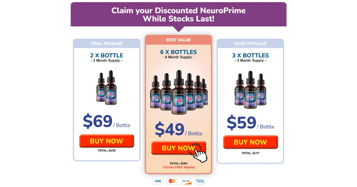 NeuroPrime-Pricing