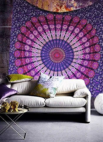 Mandala Cotton Meditation Tapestry Boho Style
