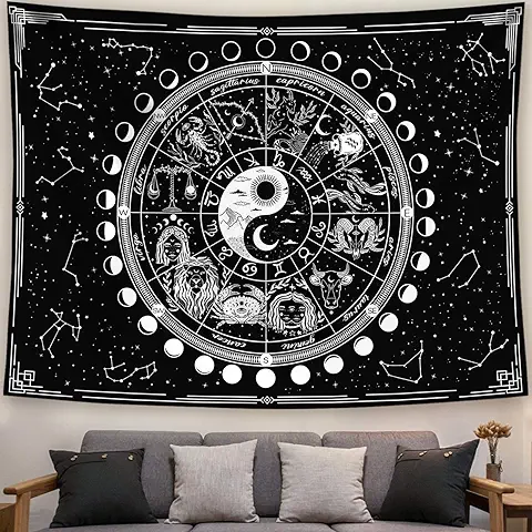Yin Yang Balance Tapestry